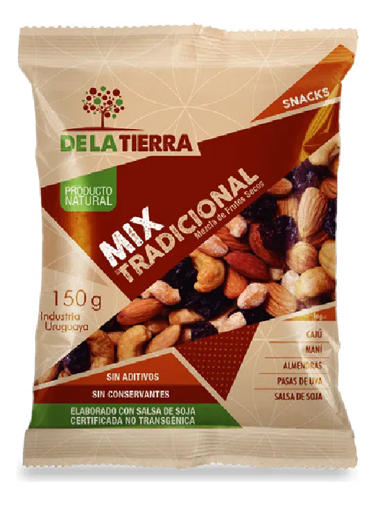 Mix Frutos Secos Tradicional De La Tierra 150 Grs.
