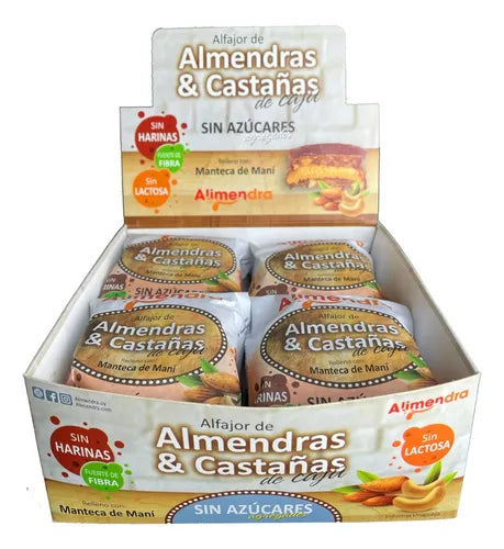 Alfajores Alimendra caja x8