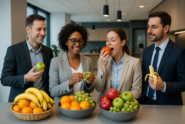 fruta en la empresa