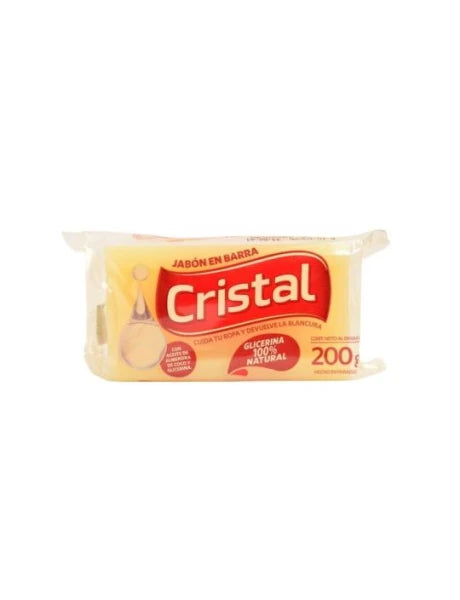 JABÓN EN BARRA CRISTAL, 200GR